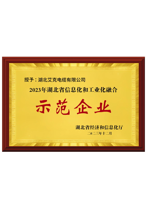 兩化融合示范企業(yè)